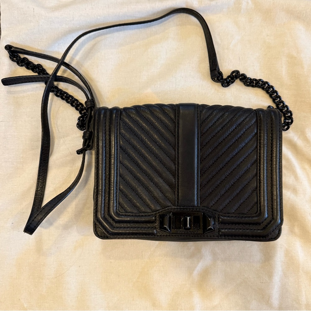 Rebecca Minkoff Chevron Love Crossbody